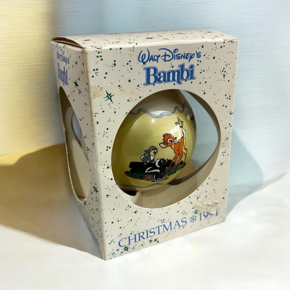 Disney Bambi Yellow Christmas Ornament